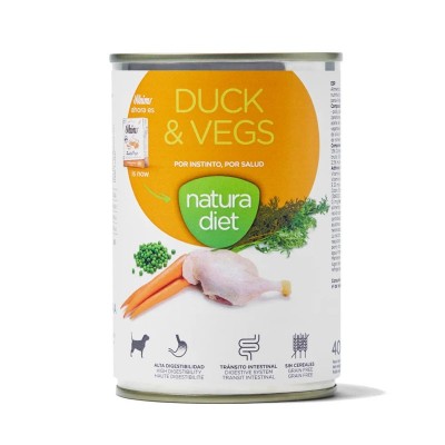 natura diet dog duck & vegs...
